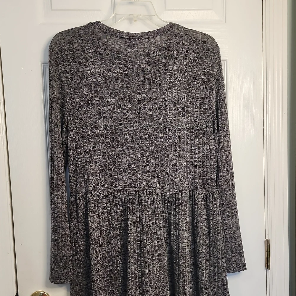 SHEIN Charcoal Long Sleeve Dress - Picture 6 of 10